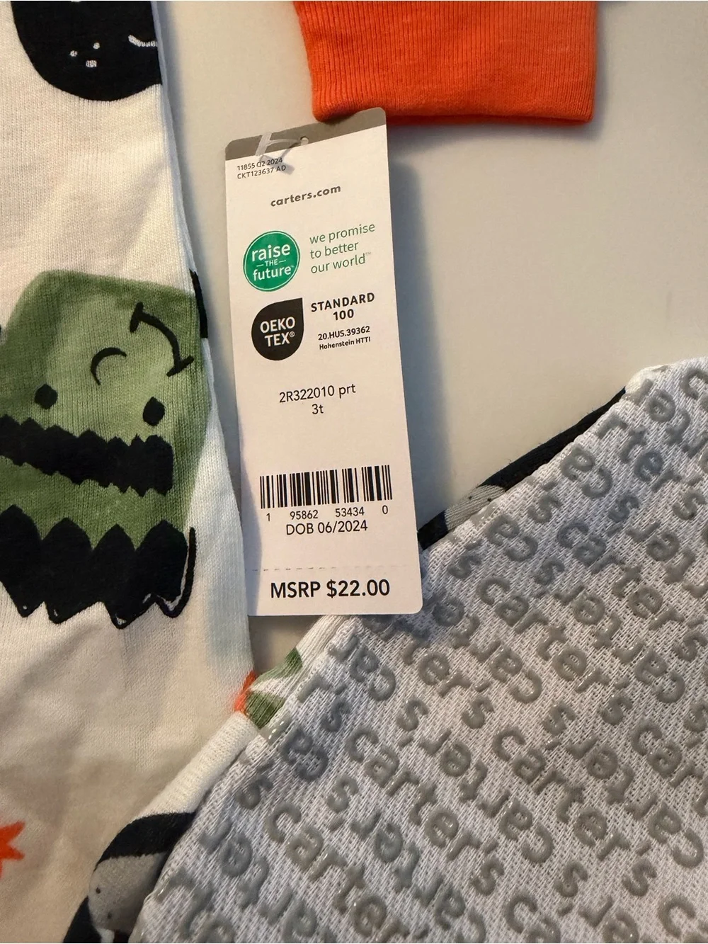 Carter’s 3T Halloween Onesie NWT